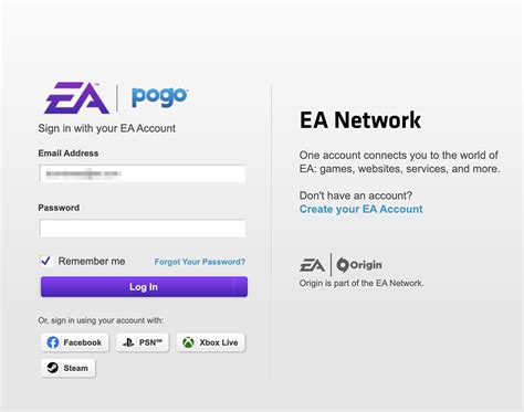 ea games login|How to view your EA Account data.